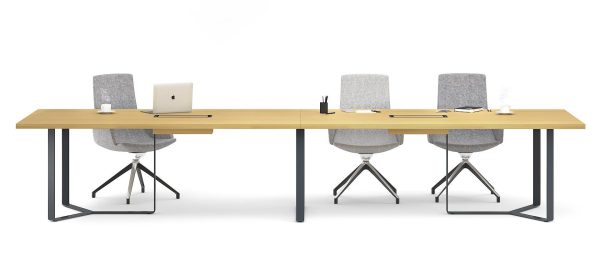 Vergadertafel Plana | 420x120cm - Afbeelding 4
