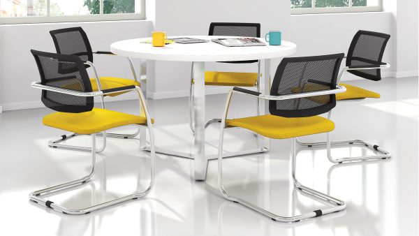 Vergadertafel Plana | Ø120cm - Afbeelding 2