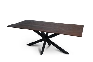 Vergadertafel rechthoek 180x90cm spinpoot bladkleur naar keuze