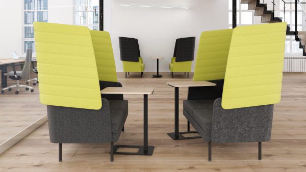 4-zits bank curved met hoge rug | Arcipelago - Afbeelding 3
