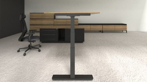 Elektrisch verstelbaar hoekbureau Cube manager - Afbeelding 12