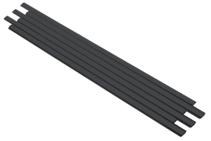 Wandpaneel Deep black | 240cm