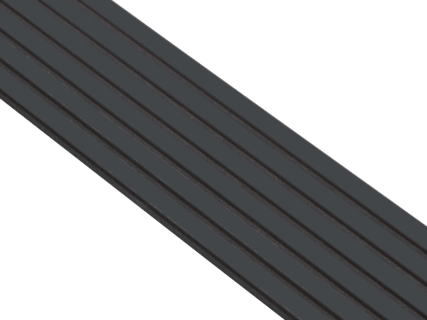 Wandpaneel Deep black | 240cm - Afbeelding 4
