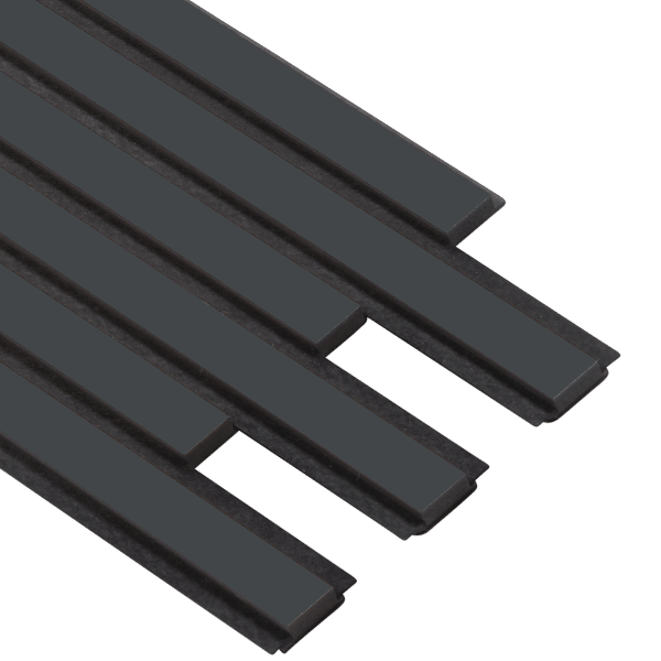 Wandpaneel Deep black | 240cm - Afbeelding 5