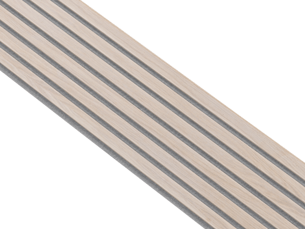 Wandpaneel White met Grijs Vilt | 240 of 278cm - Afbeelding 3