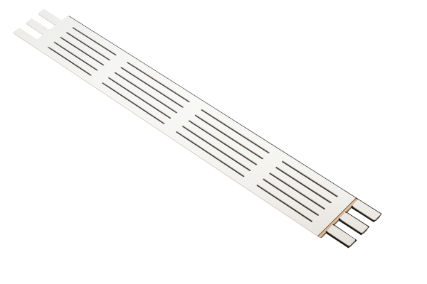 Wandpaneel Wit gelakt met Zwart Vilt | 240cm - Afbeelding 5