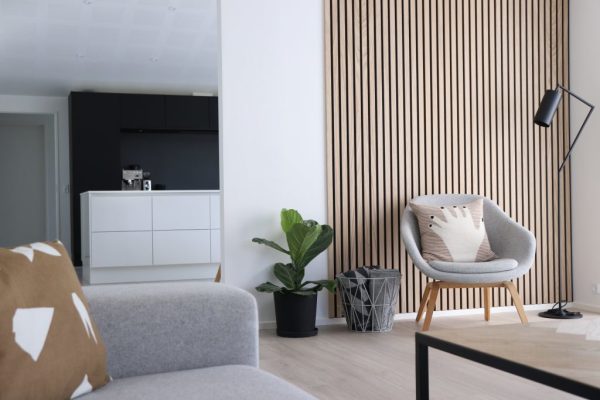 Wandpaneel White met Zwart Vilt | 240 of 278cm - Afbeelding 8