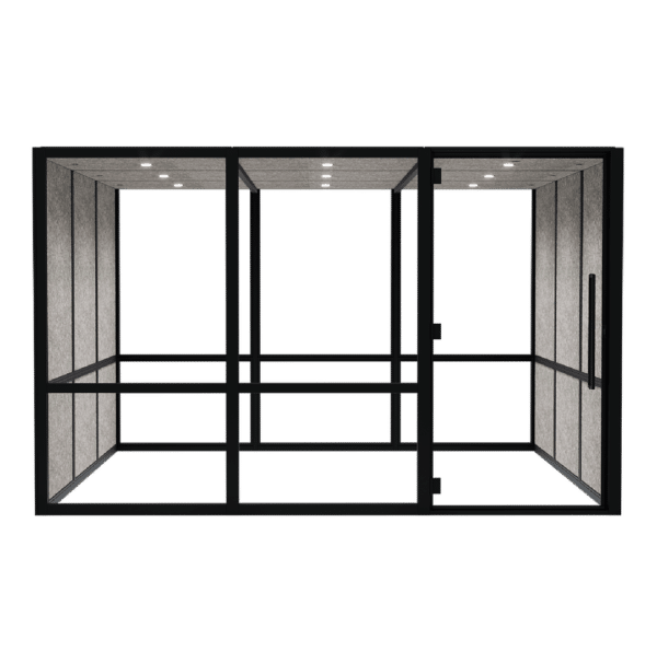BOW Nine | 368x368cm | Akoestische cabine leasen v.a. € 420,- p/m - Afbeelding 2