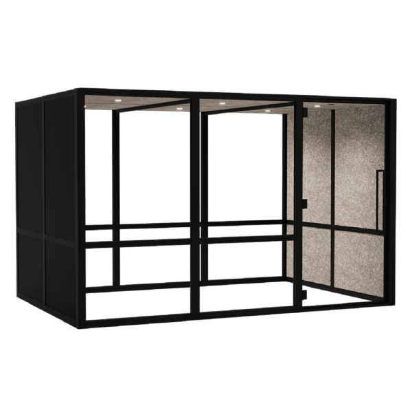 BOW Six | 356x236cm | Akoestische cabine leasen v.a. € 314,- p/m - Afbeelding 3