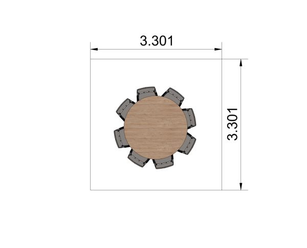 Geluidsdichte cabine huren | Meetingbox Neptunus | 340x340cm | Quality Line - Afbeelding 3