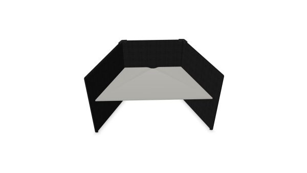 My Space 1 persoons akoestische werkplek V-shape | ASK005 - Afbeelding 2