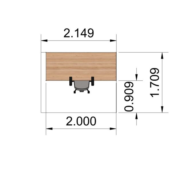 Akoestische cabines huren | Meetingbox Mars | 225x180cm | Quality Line - Afbeelding 3
