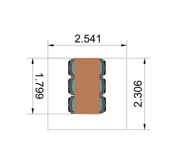 Akoestische cabine huren | Meetingbox Venus | 264x240cm | Quality Line - Afbeelding 2
