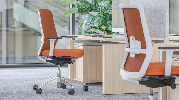 Witte bureaustoel Surf | White edition - Afbeelding 2
