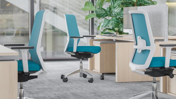 Witte bureaustoel Surf | White edition - Afbeelding 4