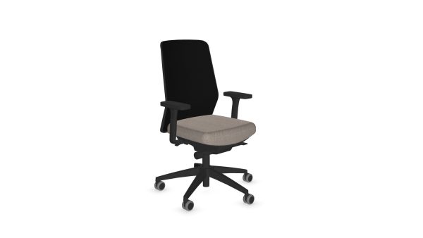 Zwarte bureaustoel Surf | Black edition - Afbeelding 2