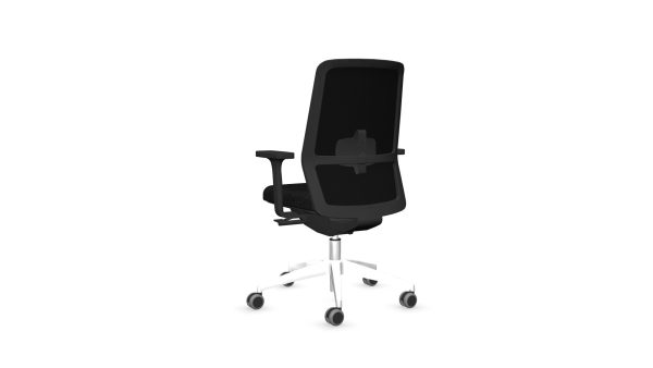 Zwarte bureaustoel Surf | Black edition - Afbeelding 4