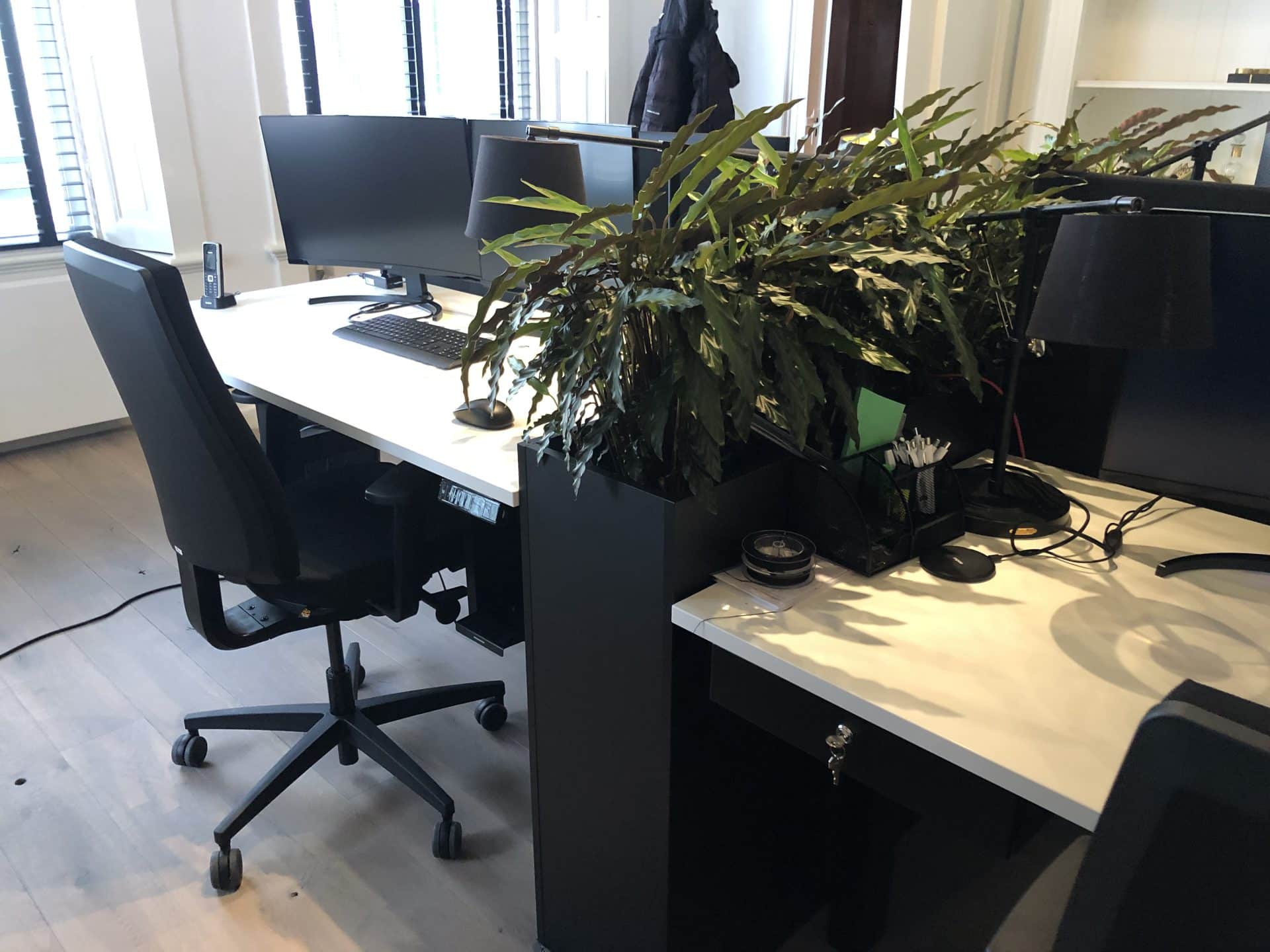 plantenbak kantoor