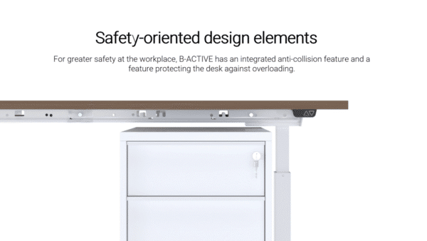 B-Active zit/sta bureau | 140 x 80cm | Houtgroep 1 - Afbeelding 13