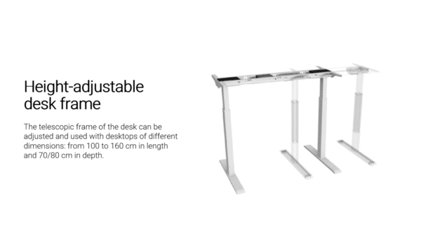 B-Active zit/sta bureau | 140 x 80cm | Houtgroep 1 - Afbeelding 15