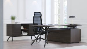 Design directiebureau in het donkerbruin.