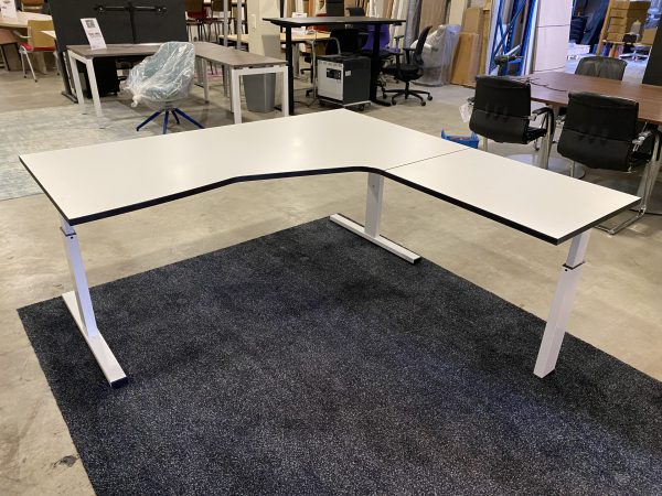 Tweedehands hoekbureau 180x180cm TwinForm | Aanbouw: links - Afbeelding 2