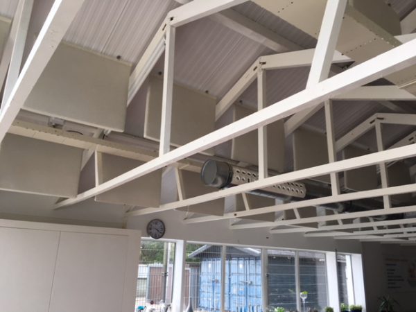 Akoestisch plafondpaneel | Baffle met aluminiumkader - Afbeelding 3