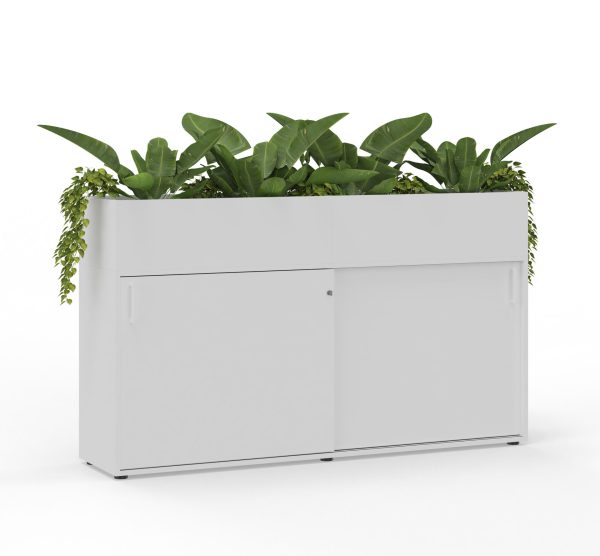Schuifdeurkast inclusief plantenbak | Houtgroep 2 - Afbeelding 4