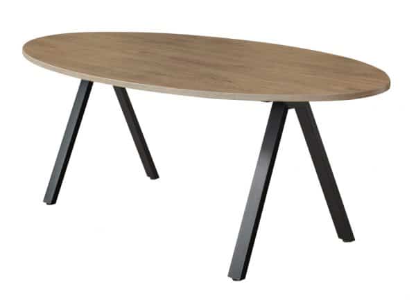 Ovale vergadertafel 220x110cm V220 - Afbeelding 6