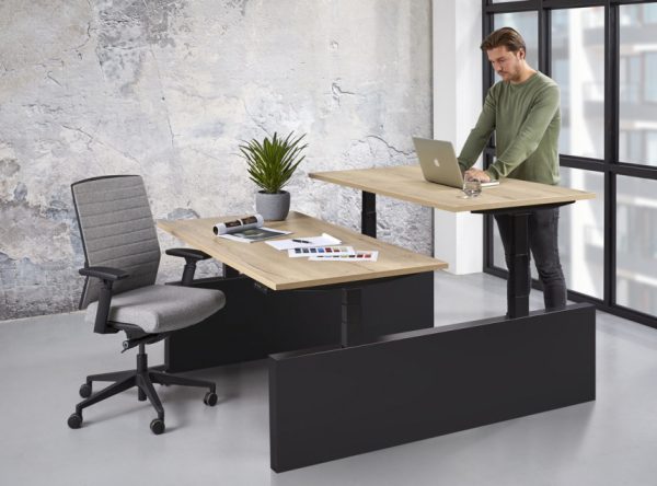 Duobureau elektrisch verstelbaar 180x80cm Basic - Afbeelding 4