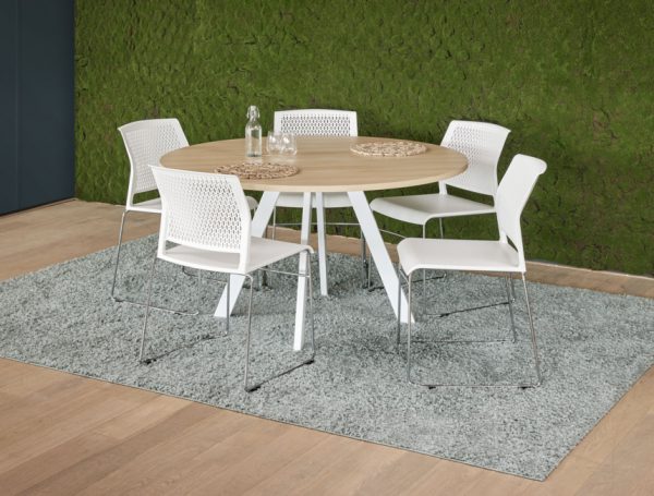Ronde tafel met spinpoot | Ø120cm - Afbeelding 2