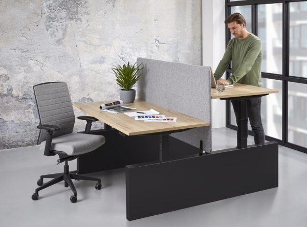Duobureau elektrisch verstelbaar 180x80cm Basic - Afbeelding 2