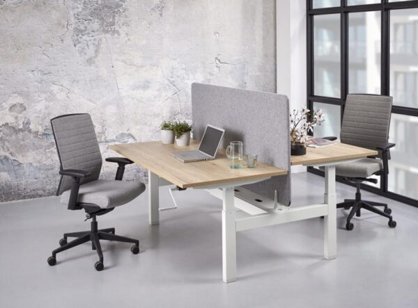 Slinger verstelbaar duobureau | 180x80cm - Afbeelding 3