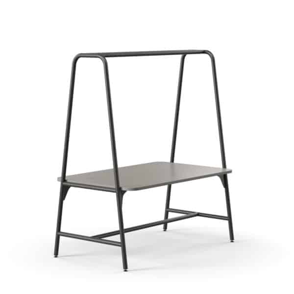 Round multifunctionele tafel 160x80cm H=74cm