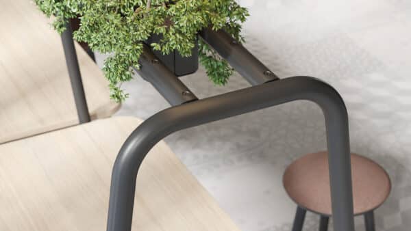 Round multifunctionele tafel 160x80cm H=74cm - Afbeelding 6