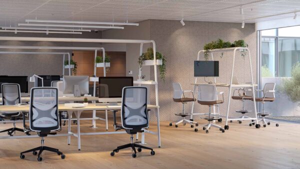 Round multifunctionele tafel 160x80cm H=74cm - Afbeelding 3