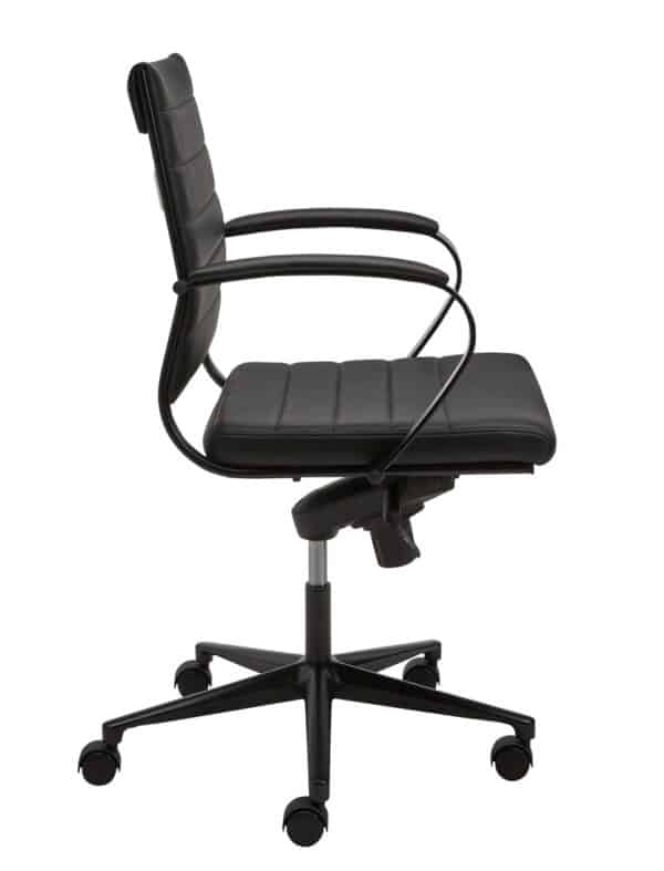 Zwarte vergaderstoel design - Afbeelding 3