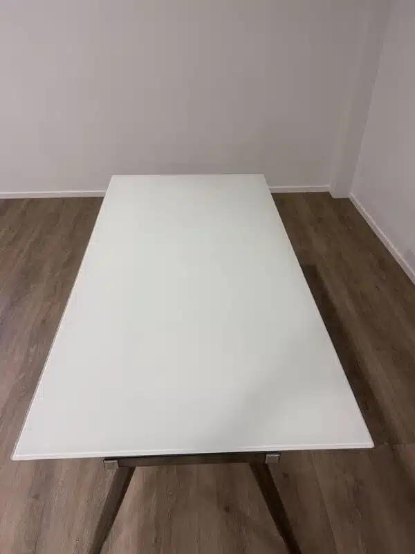 Gebruikte bureau IKEA Galant met glas - Afbeelding 4