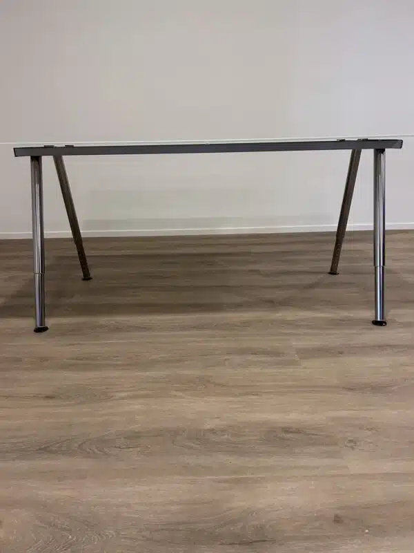 Gebruikte bureau IKEA Galant met glas - Afbeelding 6