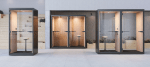 Geluidsdichte cabine