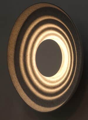 Akoestische wandlamp Ripple