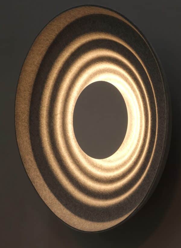 Akoestische wandlamp Ripple