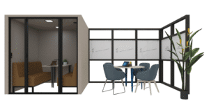 Akoestische overlegcabine met flexplek Room Large+ 07