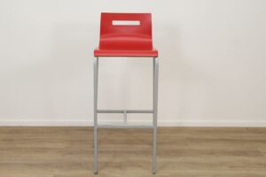 Oscar barkruk rood front