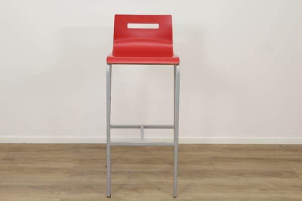 Oscar barkruk rood front