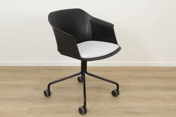 Vergaderstoel Polytone verrijdbaar - Afbeelding 3