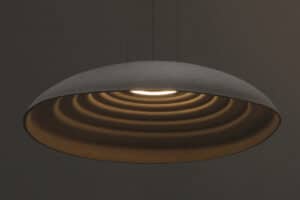Akoestische hanglamp Ripple