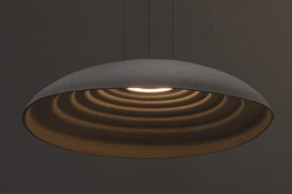 Akoestische hanglamp Ripple