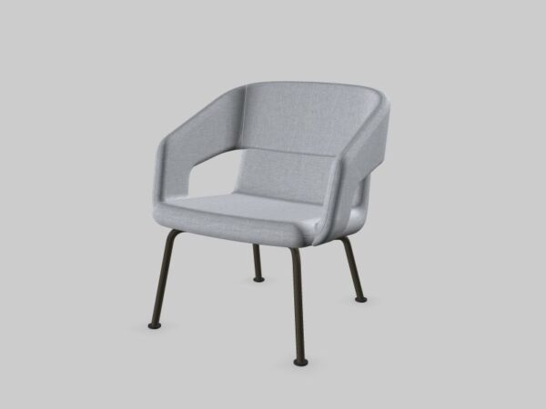 Vergader/loungestoel Twist&Sit stalen 4-poots - Afbeelding 2