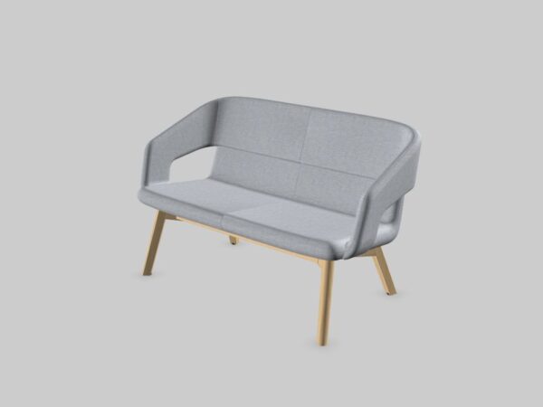 Vergader/loungestoel Twist&Sit houten 4-poots - Afbeelding 10